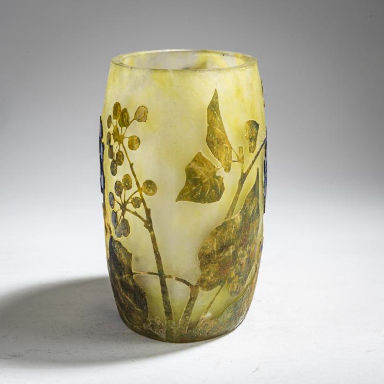 Bild 4 zu Objekt, Vase 'Je meurs o&ugrave; je m'attache', um 1910, Nancy Daum Fr&egrave;res, Daum Fr&egrave;res, Nancy, 162B 106