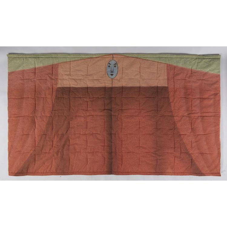 Hauptbild zu Objekt, 'Teatrino' tapestry, c. 1993, Alessandro Mendini, Interflex, Missinto, 161A 90