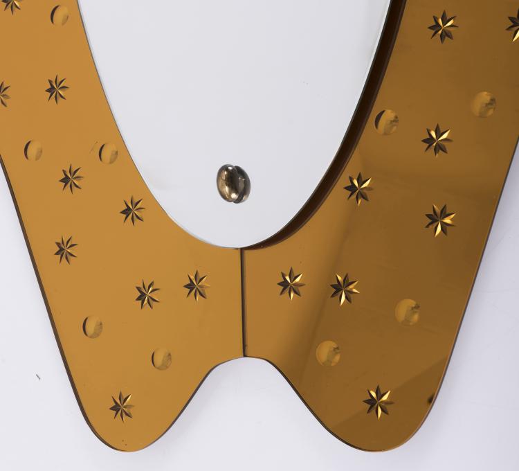 Bild 1 zu Objekt, Gro&szlig;er Wandspiegel '2843', um 1965, Cristalart, Turin, 161A 119