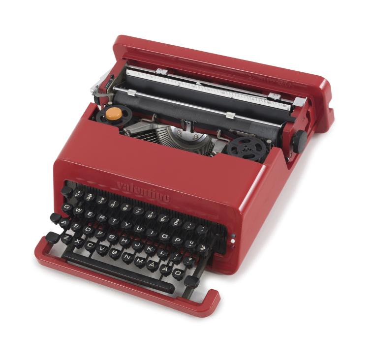 Hauptbild zu Objekt, Schreibmaschine 'Valentine S', 1969, Ettore Sottsass, Olivetti, Ivrea, 161A 82