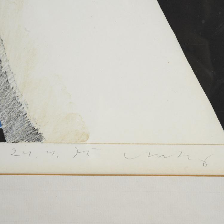 Bild 1 zu Objekt, 'Figur mit zwei Brennweiten', 1975, Horst Antes, 163D 669