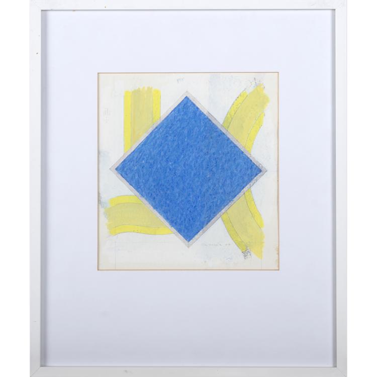 Hauptbild zu Objekt, Ohne Titel (Fl&auml;chenraum), 1969, Bernd Berner, 163D 656