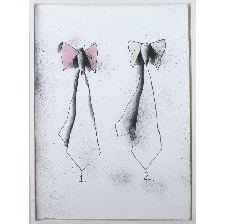 Hauptbild zu Objekt, 'Ties', 1976, Jim Dine, 163D 673