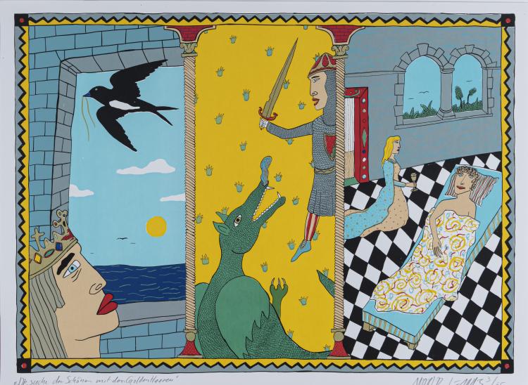 Bild 1 zu Objekt, Portfolio 'Tristan and Isolde', 1993, Moritz Goetze, 163D 704