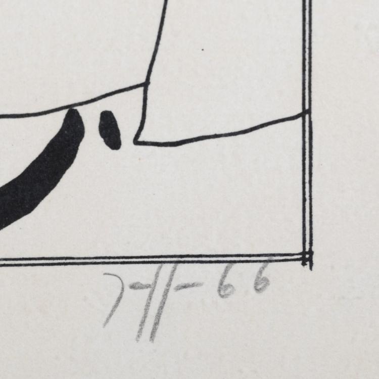 Bild 1 zu Objekt, 'Liebe Susi', 1966, Horst Janssen, 163D 644