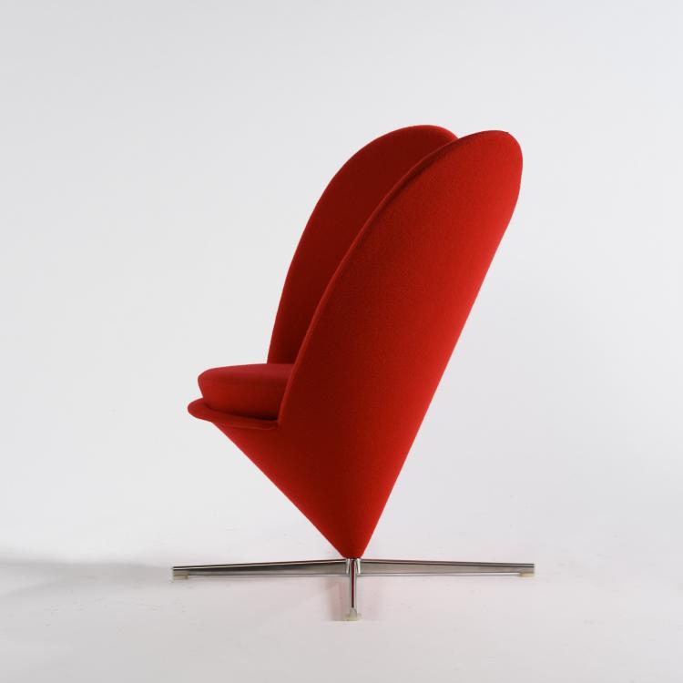 Bild 1 zu Objekt, 'Heart Cone Chair', 1959, Verner Panton, Vitra Design, Weil am Rhein, 161C 549