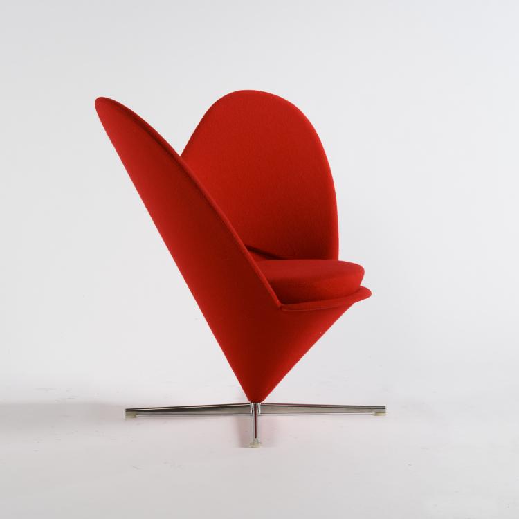 Bild 2 zu Objekt, 'Heart Cone Chair', 1959, Verner Panton, Vitra Design, Weil am Rhein, 161C 549