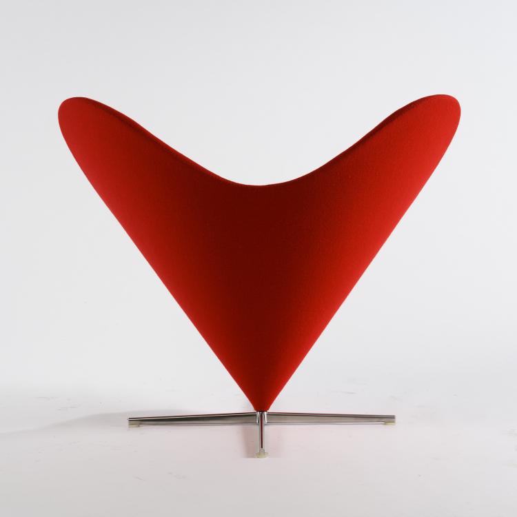 Bild 3 zu Objekt, 'Heart Cone Chair', 1959, Verner Panton, Vitra Design, Weil am Rhein, 161C 549