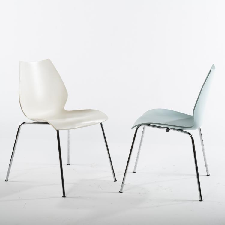 Hauptbild zu Objekt, Zwei Stapelst&uuml;hle 'Maui', 1995, Vico Magistretti, Kartell, Italien, 161A 228