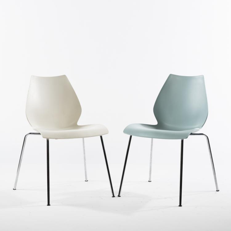 Bild 3 zu Objekt, Zwei Stapelst&uuml;hle 'Maui', 1995, Vico Magistretti, Kartell, Italien, 161A 228