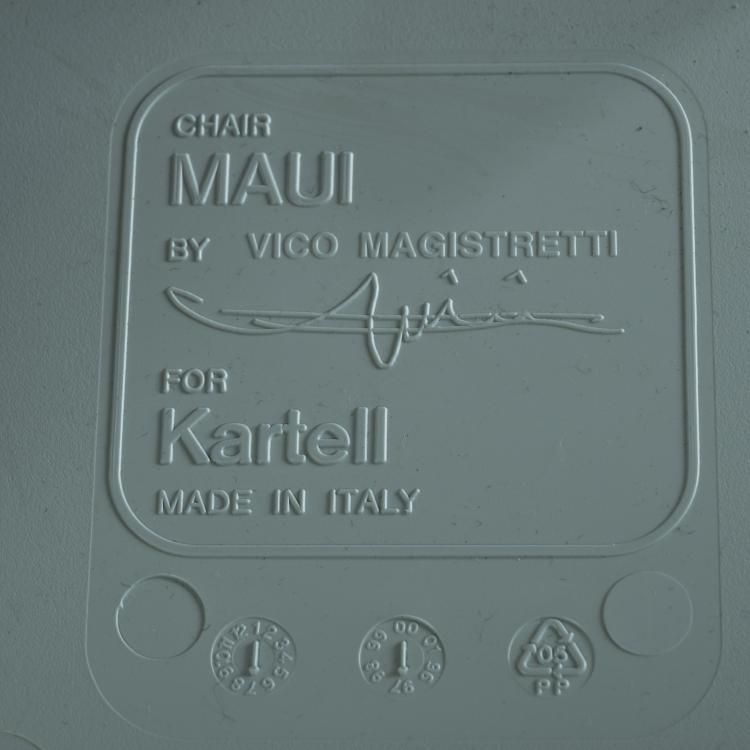 Bild 5 zu Objekt, Zwei Stapelst&uuml;hle 'Maui', 1995, Vico Magistretti, Kartell, Italien, 161A 228