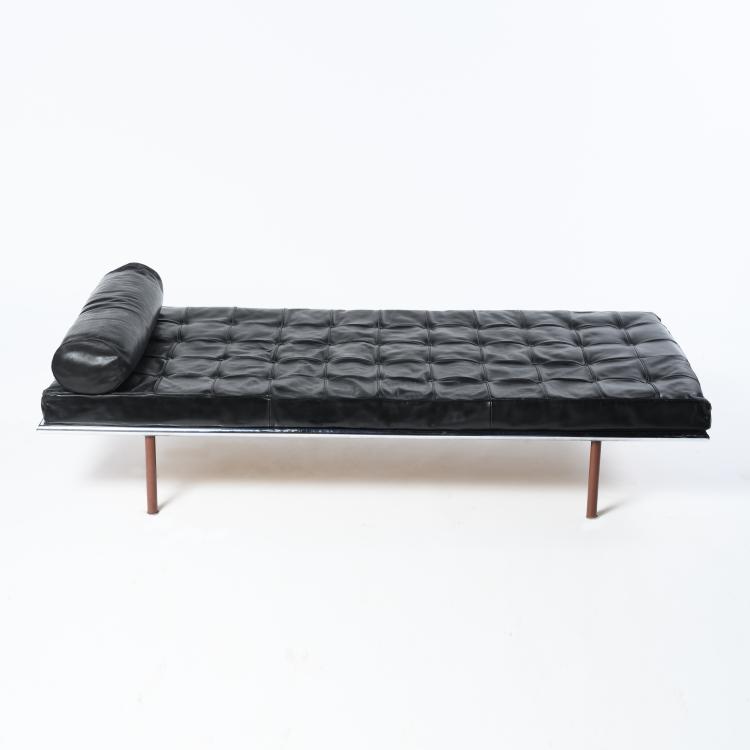 Hauptbild zu Objekt, Tagesbett 'Barcelona', 1929, Ludwig Mies van der Rohe, Thonet, Frankenberg oder Knoll International, New York, 161C 463