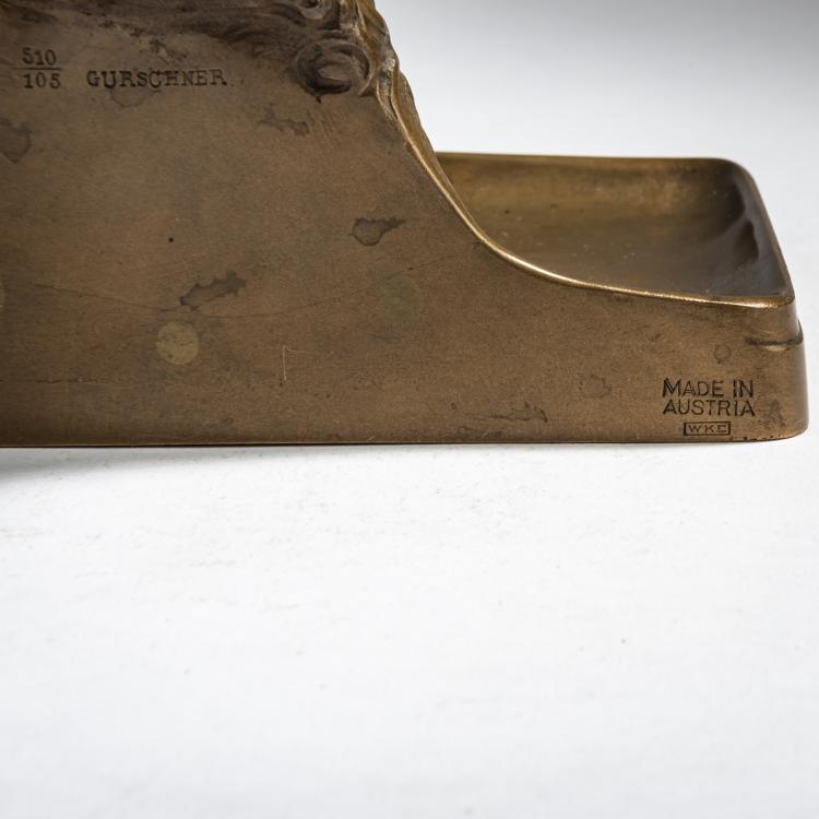 Bild 4 zu Objekt, Schale mit Frauenakt, um 1900, Gustav Gurschner, Wiener Kunst-Erzgiesserei, Wien, 162C 294