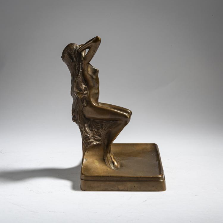 Bild 5 zu Objekt, Schale mit Frauenakt, um 1900, Gustav Gurschner, Wiener Kunst-Erzgiesserei, Wien, 162C 294