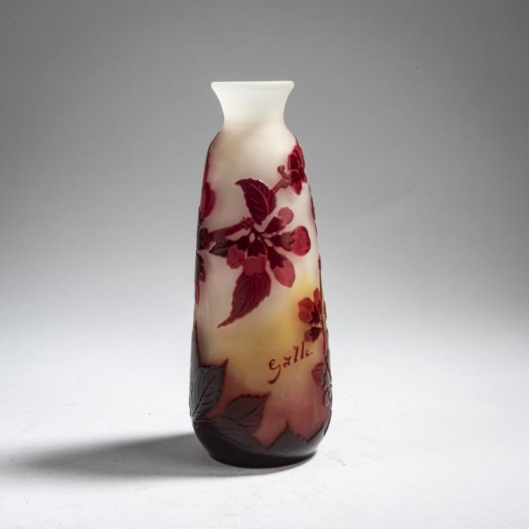 Bild 1 zu Objekt, Kleine Vase 'Fleurs de Cerisier', 1920-36, Emile Gall&eacute;, Gall&eacute;, Etablissements, Nancy, 162B 165