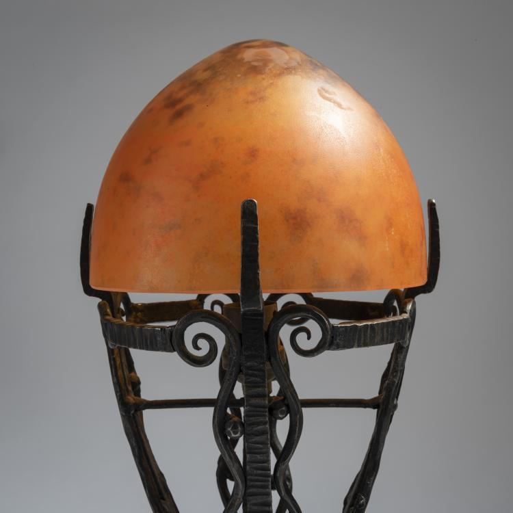 Bild 2 zu Objekt, Tischleuchte, um 1910, Nancy Daum Fr&egrave;res, Daum Fr&egrave;res, Nancy, 162B 108