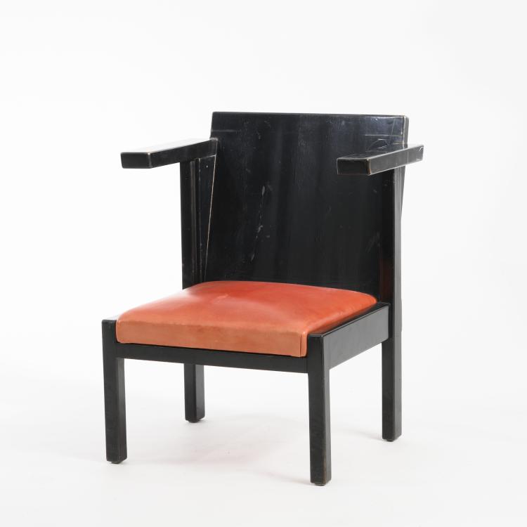 Hauptbild zu Objekt, Constructivist armchair, c. 1928, Frankreich, 162C 343
