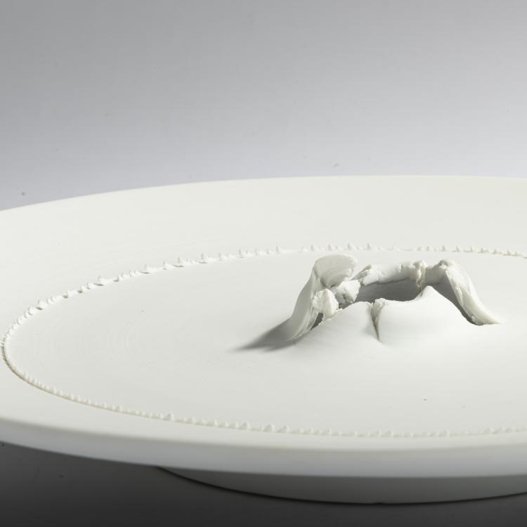 Bild 1 zu Objekt, 'Concetto spaziale - rondo', 1968, Lucio Fontana, 163D 650