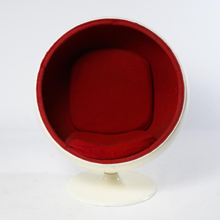 Bild 1 zu Objekt, 'Ball chair', 1963-65, Eero Aarnio, Adelta Oy, Helsinki (zugeschrieben), 161C 644