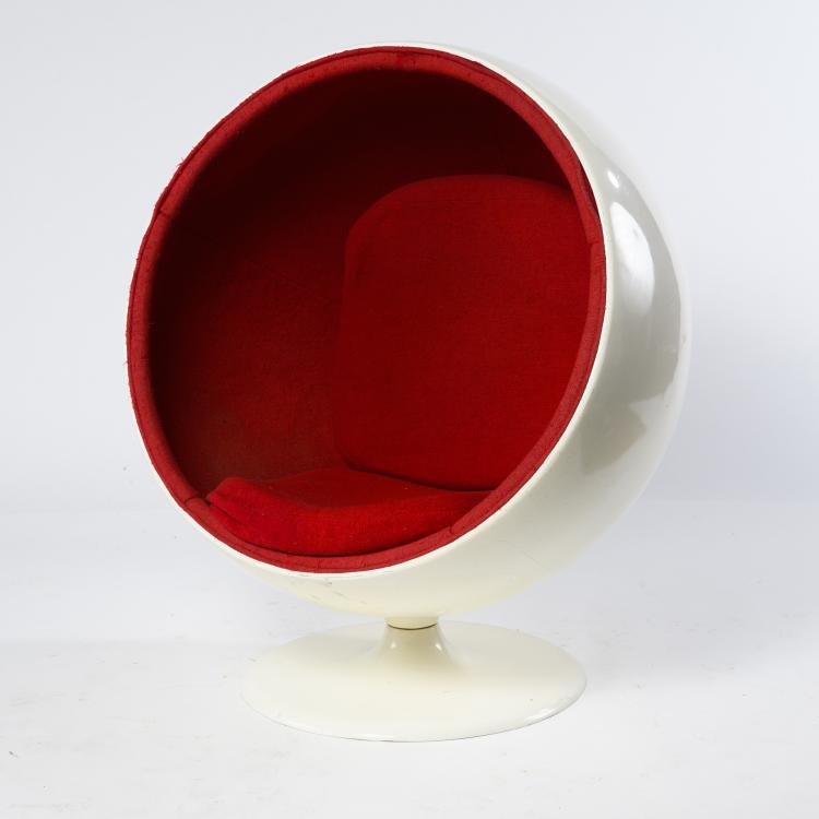 Bild 2 zu Objekt, 'Ball chair', 1963-65, Eero Aarnio, Adelta Oy, Helsinki (zugeschrieben), 161C 644