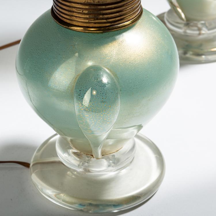 Bild 2 zu Objekt, Pair of table lights, c. 1938, Seguso Vetri d'Arte, Murano, 164C 528