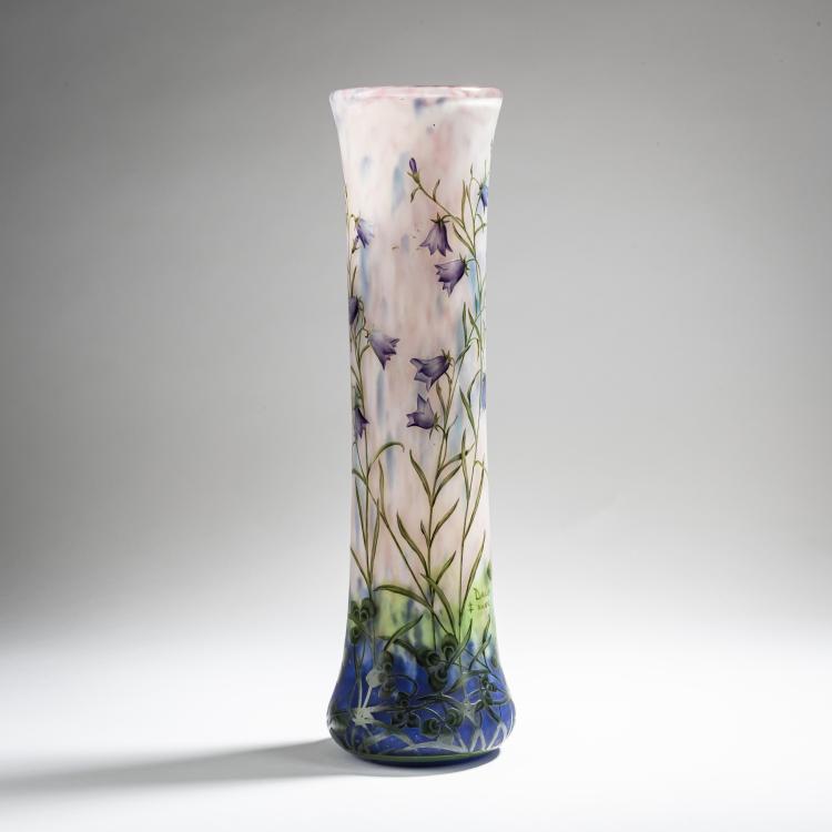 Bild 1 zu Objekt, Vase 'Campanules', c. 1910, Henri Berg&eacute;,Nancy Daum Fr&egrave;res, Daum Fr&egrave;res, Nancy, 162B 109