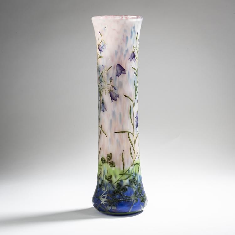 Bild 2 zu Objekt, Vase 'Campanules', c. 1910, Henri Berg&eacute;,Nancy Daum Fr&egrave;res, Daum Fr&egrave;res, Nancy, 162B 109