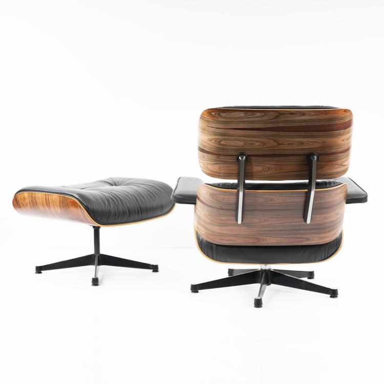 Bild 1 zu Objekt, Lounge chair '670' mit Ottoman '671', 1956, Charles Eames,Ray Eames, Vitra Design, Weil am Rhein, 163C 509