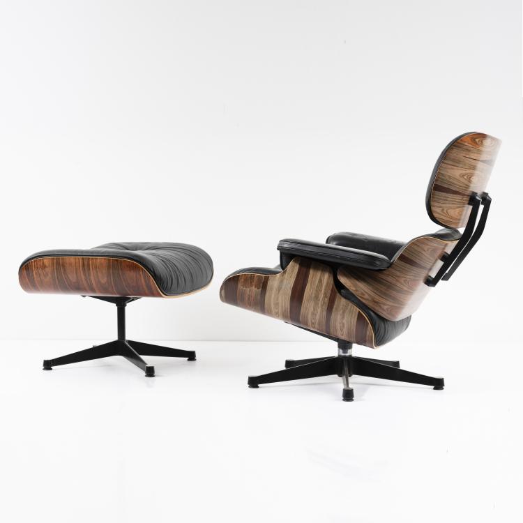 Bild 10 zu Objekt, Lounge chair '670' mit Ottoman '671', 1956, Charles Eames,Ray Eames, Vitra Design, Weil am Rhein, 163C 509