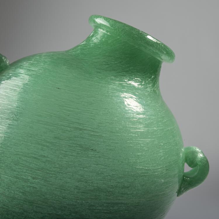 Bild 2 zu Objekt, Vase 'Pulegoso', c. 1933, Napoleone Martinuzzi (attributed), Zecchin-Martinuzzi, Murano (zugeschrieben), 164C 522