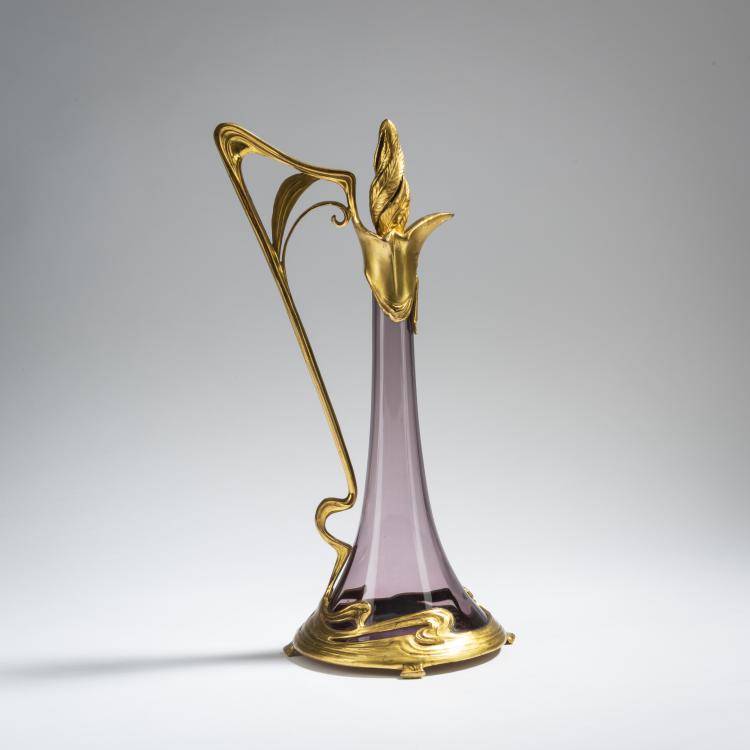 Hauptbild zu Objekt, Wine carafe, c. 1900, WMF, Geislingen (zugeschrieben), 162C 405