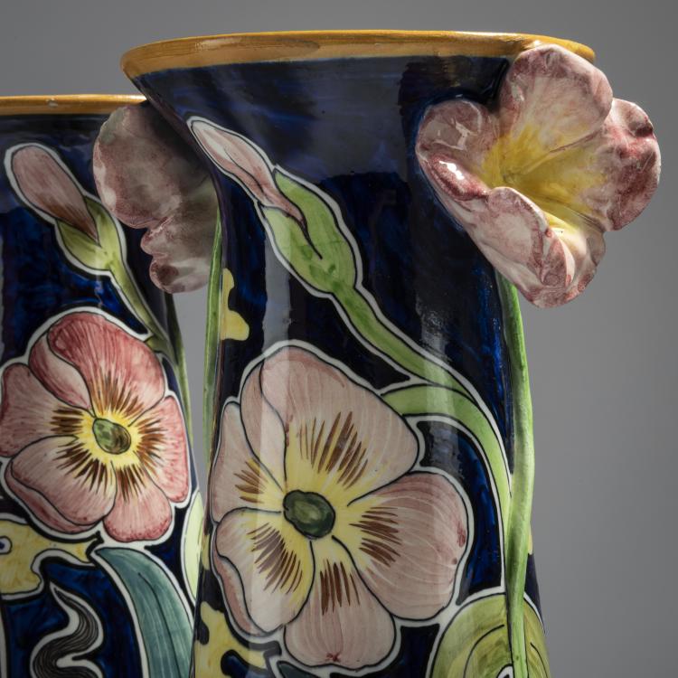 Bild 4 zu Objekt, 2 vases, c. 1900, Societ&agrave; Ceramica di Colonnata, Sesto Fiorentino, 162C 518