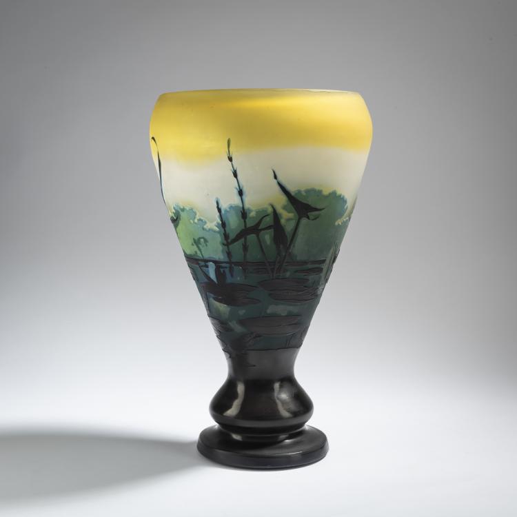 Bild 1 zu Objekt, Vase 'Sagittaires et N&eacute;nuphars', 1920-36, Emile Gall&eacute;, Gall&eacute;, Etablissements, Nancy, 162B 166