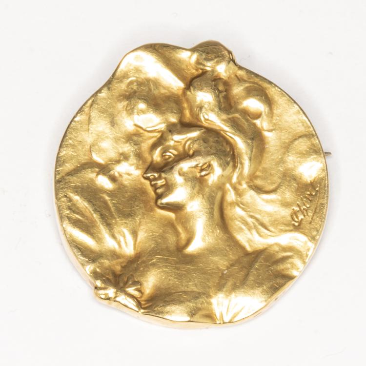 Bild 1 zu Objekt, Brooch, c. 1900, Jules Ch&eacute;ret, Ch&eacute;ret, Jules, 162C 408