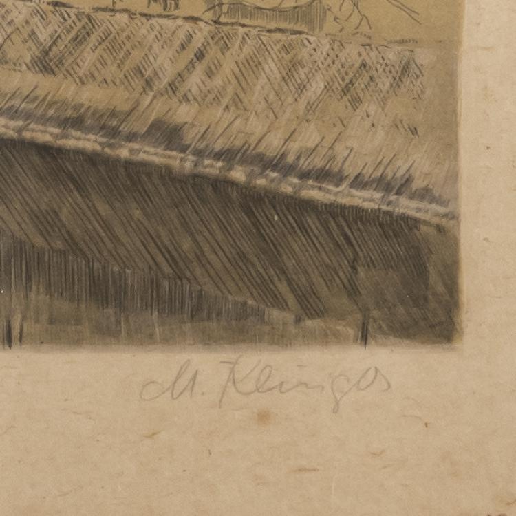 Bild 1 zu Objekt, 'The Leuckart Diploma (Penelope)', 1895, Max Klinger, 162C 360