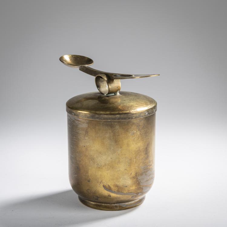 Bild 1 zu Objekt, Tea caddy with spoon, c. 1935, Hayno Focken, Focken, Hayno, Lahr, 163A 54