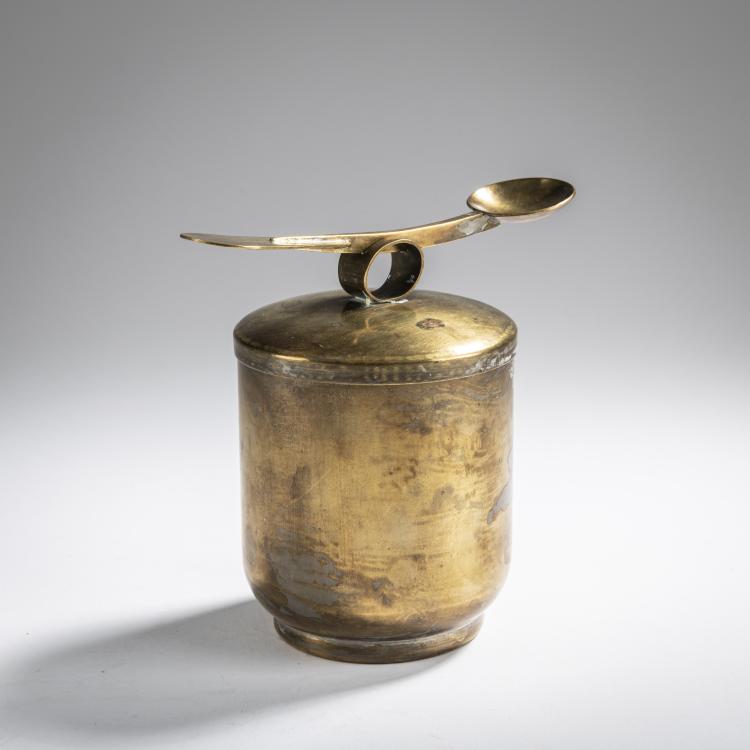 Bild 2 zu Objekt, Tea caddy with spoon, c. 1935, Hayno Focken, Focken, Hayno, Lahr, 163A 54