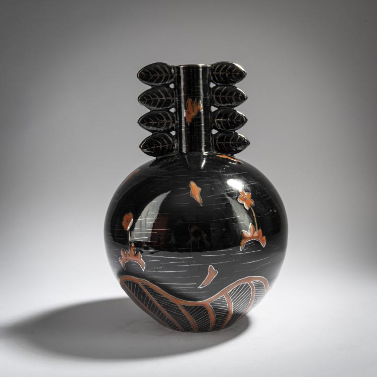 Hauptbild zu Objekt, Vase, 1920s, Alfredo, Gualdo Tadino Santarelli, Santarelli, Alfredo (Prof.), Gualdo Tadino, 162C 515