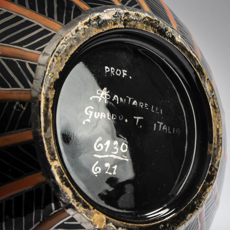 Bild 5 zu Objekt, Vase, 1920s, Alfredo, Gualdo Tadino Santarelli, Santarelli, Alfredo (Prof.), Gualdo Tadino, 162C 515