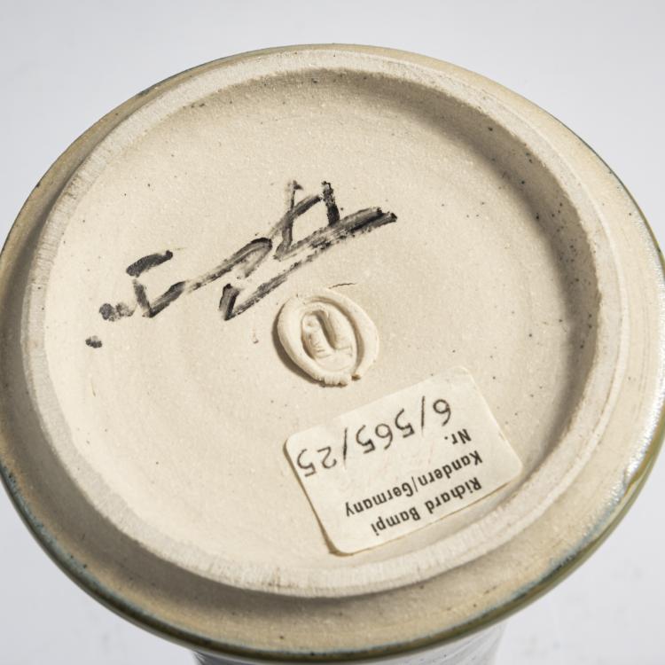 Bild 3 zu Objekt, Vase, c. 1950, Richard Bampi, Fayencemanufaktur Kandern, 163A 49