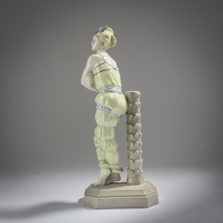 Bild 2 zu Objekt, 'Dancer' lamp base, c. 1930, Rudolf Podany, Keramos, Wien, 162C 487