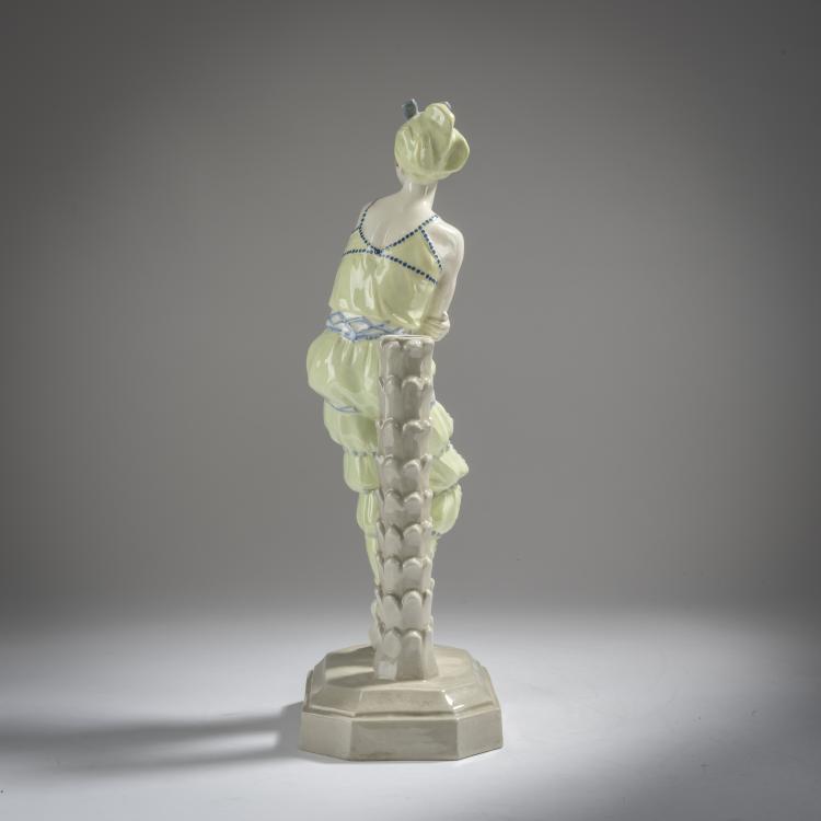 Bild 3 zu Objekt, 'Dancer' lamp base, c. 1930, Rudolf Podany, Keramos, Wien, 162C 487