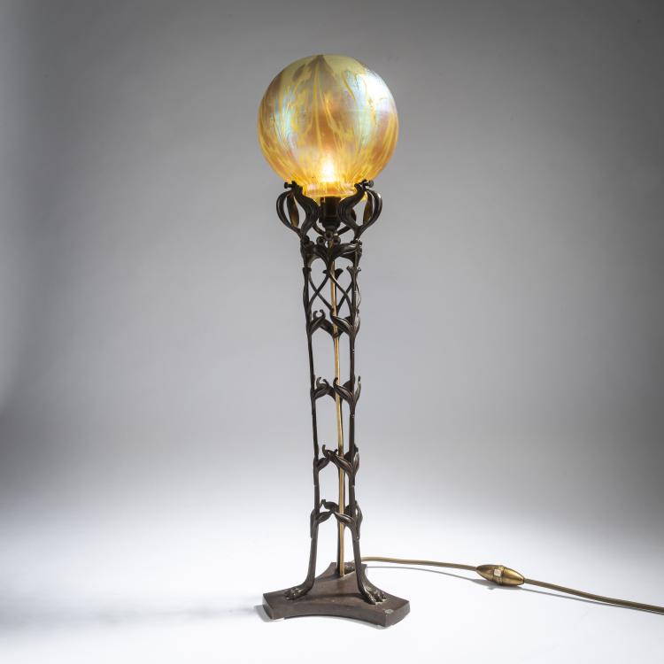 Hauptbild zu Objekt, 'Medici' table light, c. 1902, L&ouml;tz Wwe., Klosterm&uuml;hle, 162B 238