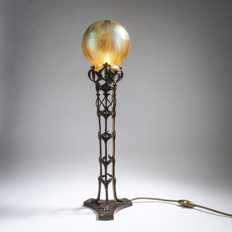 Bild 1 zu Objekt, 'Medici' table light, c. 1902, L&ouml;tz Wwe., Klosterm&uuml;hle, 162B 238