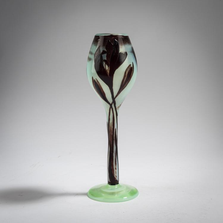 Hauptbild zu Objekt, 'Tulipes' vase, c. 1900, Muller, Henri, Croismare, 162B 190