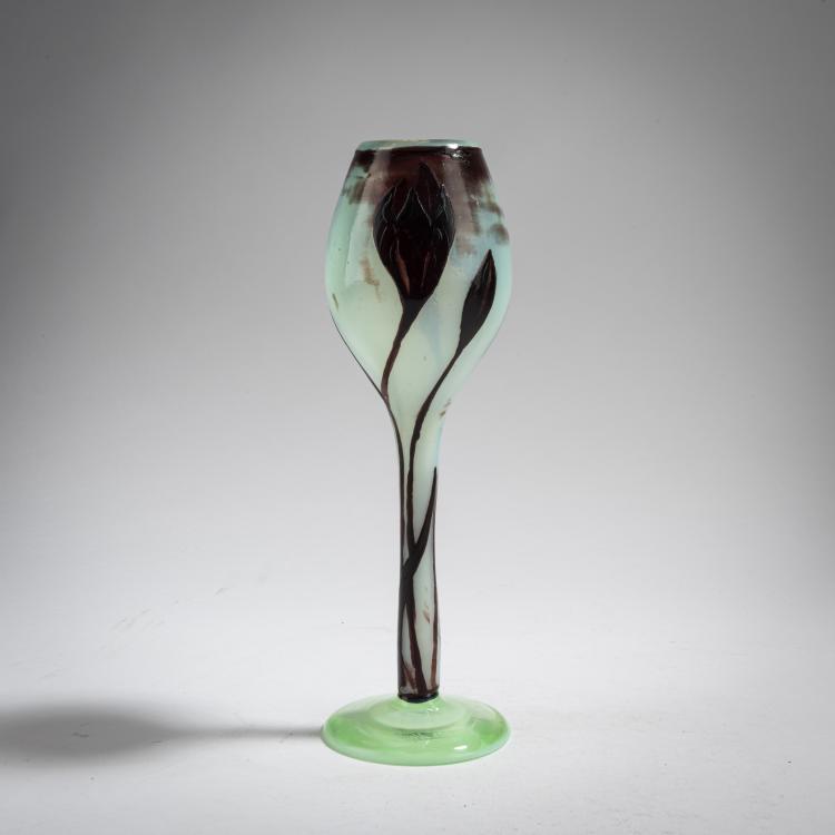 Bild 3 zu Objekt, 'Tulipes' vase, c. 1900, Muller, Henri, Croismare, 162B 190