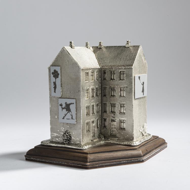 Hauptbild zu Objekt, Ohne Titel (Metall Geb&auml;ude), nach 2007,  Banksy (nach), UCCA (Ullens Center for Contemporary Art), Beijing, 163D 724