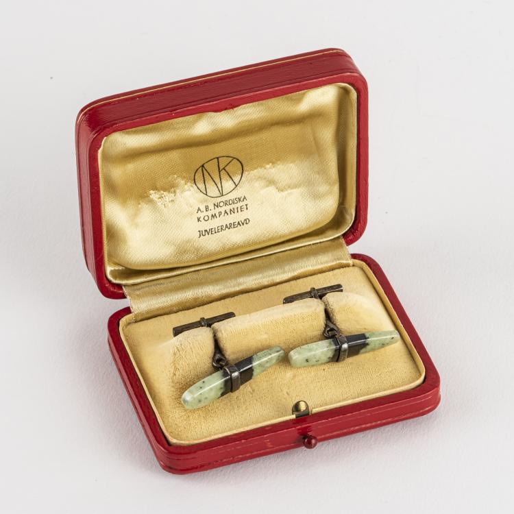 Bild 3 zu Objekt, Pair of cufflinks, 1950s, Torun Vivianna B&uuml;low-H&uuml;be, 163F 1213