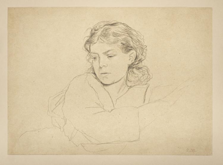 Bild 1 zu Objekt, Cella Thoma, the artist's wife, c. 1875, Hans Thoma, 163F 1094