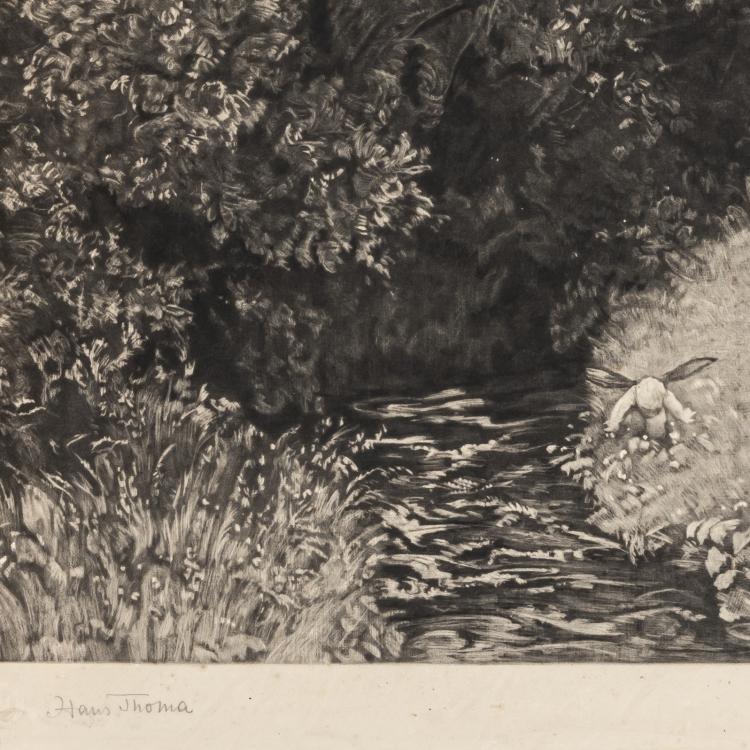 Bild 5 zu Objekt, Cella Thoma, the artist's wife, c. 1875, Hans Thoma, 163F 1094